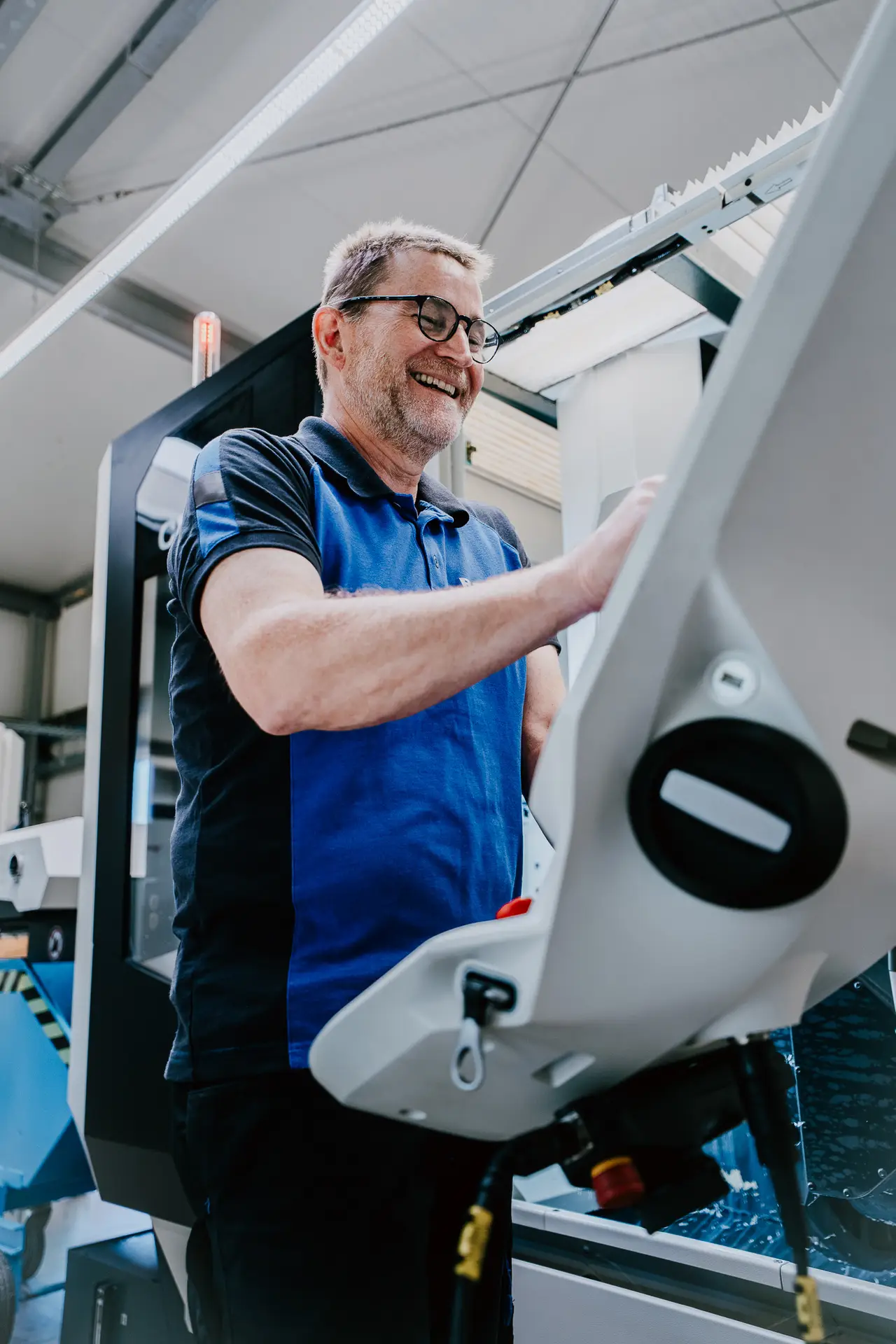 Werkzeugmaschine in der Produktion bei Brill Maschinenbau